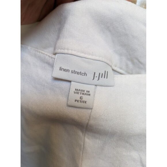 J. Jill Linen Stretch Straight Leg Sailor Capri Women's 6P - Picture 4 of 4